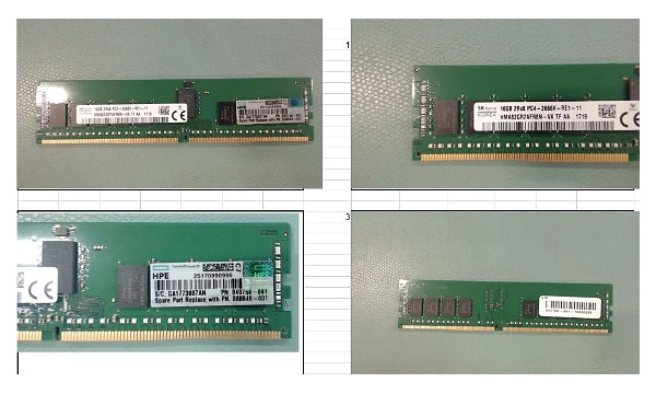 SPS-DIMM 16GB PC4-2666V-R 1Gx8