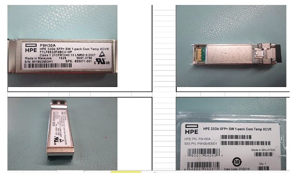 SPS-32Gb SFP+ SW 1-pack Com Temp XCVR