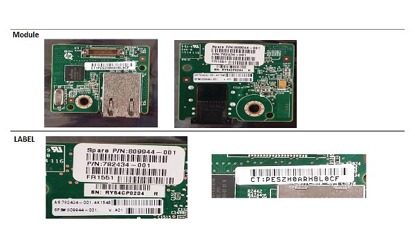 SPS-PCA iLO DED NIC Module Apollo 4200