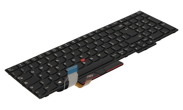 ThinkPad P73 20QS Black Backlit Keyboard (Italian)