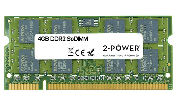 Tecra M10-10L 4GB DDR2 800MHz SoDIMM